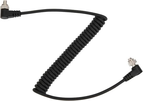 100cm Flash PC Sync Cable, Male to Male Direct Connection with Screw Lock for Camera and Flash Light in Kuwait