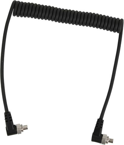 100cm Flash PC Sync Cable, Male to Male Direct Connection with Screw Lock for Camera and Flash Light in Kuwait
