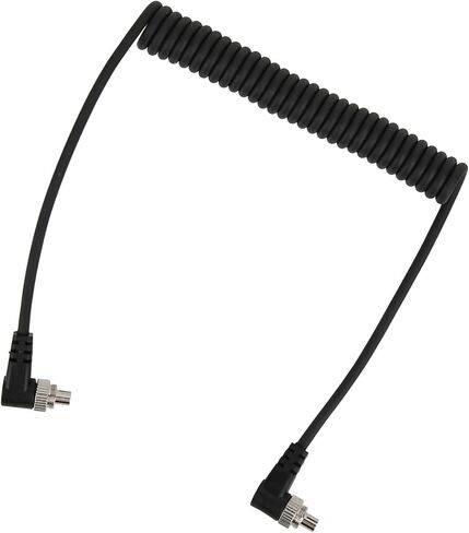 100cm Flash PC Sync Cable, Male to Male Direct Connection with Screw Lock for Camera and Flash Light in Kuwait