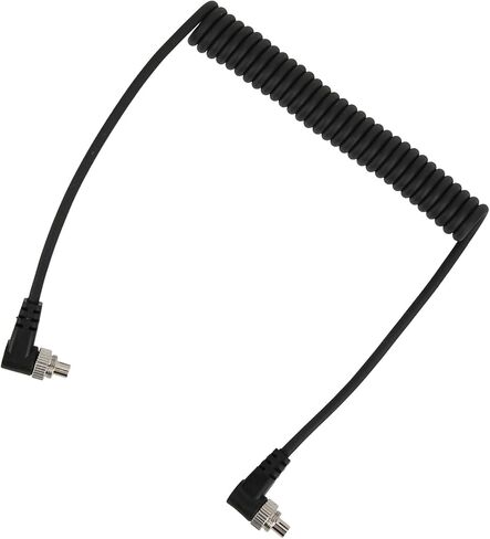 100cm Flash PC Sync Cable, Male to Male Direct Connection with Screw Lock for Camera and Flash Light in Kuwait