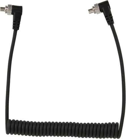 100cm Flash PC Sync Cable, Male to Male Direct Connection with Screw Lock for Camera and Flash Light in Kuwait