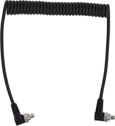 100cm Flash PC Sync Cable, Male to Male Direct Connection with Screw Lock for Camera and Flash Light in Kuwait