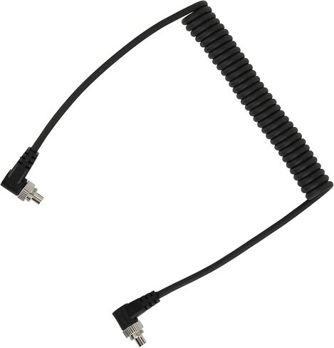 100cm Flash PC Sync Cable, Male to Male Direct Connection with Screw Lock for Camera and Flash Light in Kuwait