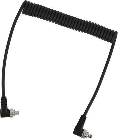 100cm Flash PC Sync Cable, Male to Male Direct Connection with Screw Lock for Camera and Flash Light in Kuwait