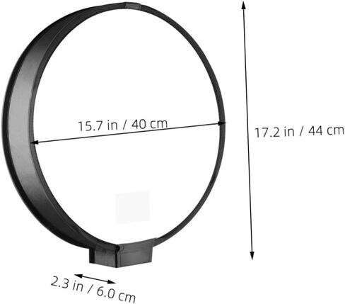Mikikit Portable Foldable Photography Softbox Lamp Shade for DSLR Flash Round Design Light Diffuser Easy to Install and Move Cover in Kuwait