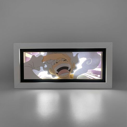 Luffy GEAR5 Light Box - One Piece – Anime Lamp Figure Night Light – 3D Anime Room Décor Gift for Otaku in Saudi Arabia