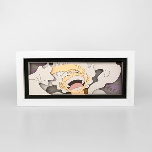 Luffy GEAR5 Light Box - One Piece – Anime Lamp Figure Night Light – 3D Anime Room Décor Gift for Otaku in Saudi Arabia