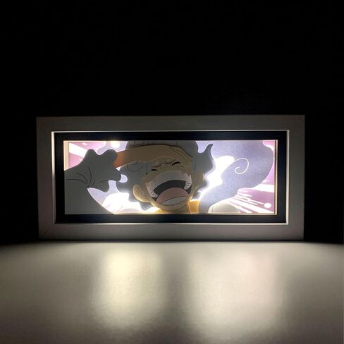 Luffy GEAR5 Light Box - One Piece – Anime Lamp Figure Night Light – 3D Anime Room Décor Gift for Otaku in Saudi Arabia
