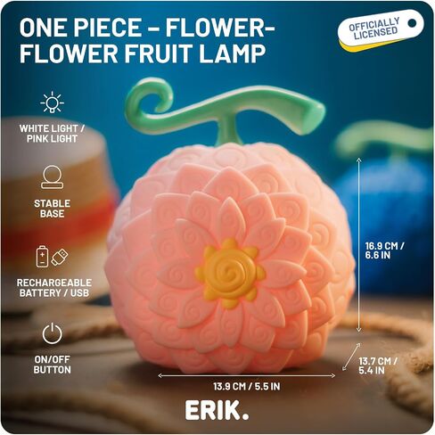 Grupo Erik One Piece Lamp Hana Hana Fruit | One Piece Merch | One Piece figure, official product, One Piece anime room decor in Saudi Arabia