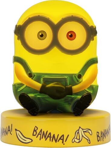 Paladone Minions Bob Mini 3D Icon Light, Officially Licensed 3D Figurine LED Lamp Collectible for Kids, Bedroom & Home Décor, Film Merchandise | 9.5cm Bob Character Light • Soft LED Glow • Battery Powered Collectible Bedroom Décor in Saudi Arabia