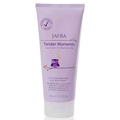 Jafra tender moments lavander y chamolle baby massage cream, baby hair and body wash, calming baby cologne in Saudi Arabia