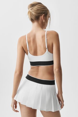 Alo Yoga ALO Softsculpt Amp It Up Bra - White/Black in Kuwait
