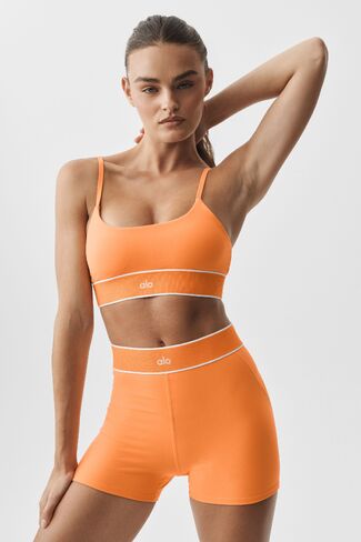 Alo Yoga ALO Softsculpt Amp It Up Bra - Satsuma Breeze in Kuwait
