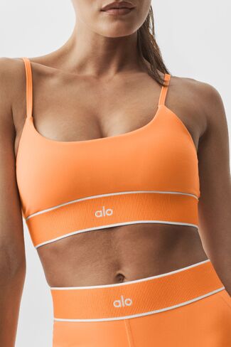 Alo Yoga ALO Softsculpt Amp It Up Bra - Satsuma Breeze in Kuwait
