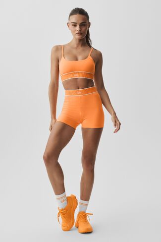 Alo Yoga ALO Softsculpt Amp It Up Bra - Satsuma Breeze in Kuwait