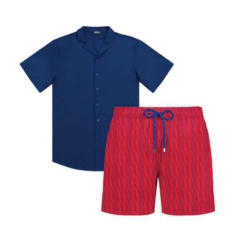 Capelle Miami Harbor Blaze - Men's Matching Resort Set in Kuwait