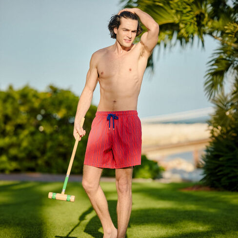 Capelle Miami Harbor Blaze - Men's Matching Resort Set in Kuwait
