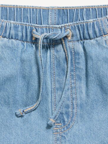 Old Navy Pull-On Super Baggy Wide-Leg Denim Jeans for Girls - Vintage in Kuwait