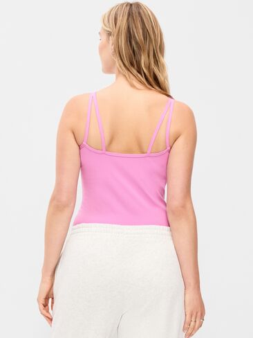 Old Navy StudioSmooth Strappy Light Support Top - Rock Rose in Kuwait