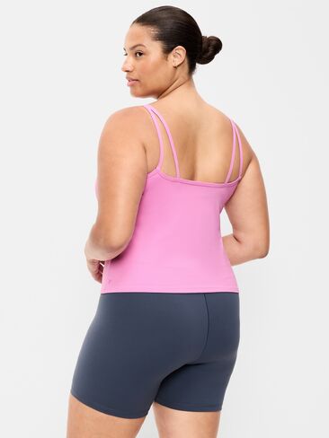 Old Navy StudioSmooth Strappy Light Support Top - Rock Rose in Kuwait