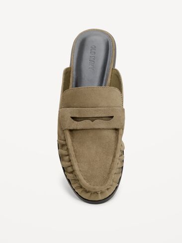 Old Navy Loafer Mule Shoes for Women - Olive in Kuwait