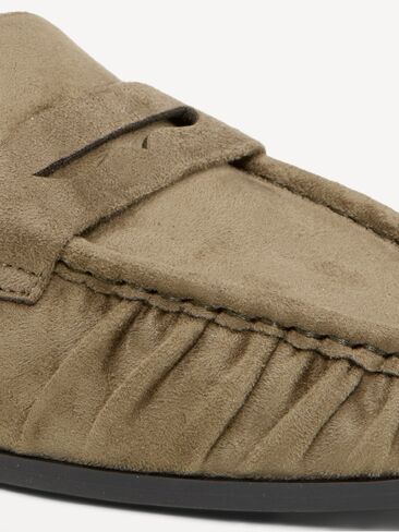 Old Navy Loafer Mule Shoes for Women - Olive in Kuwait