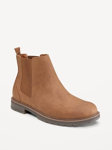 Old Navy Chelsea Boots for Men - Cognac Brown in Kuwait