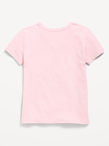 Old Navy Monchhichi® Graphic T-Shirt for Girls - Pink Pirouette in Kuwait