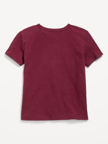 Old Navy Milk and Mocha™ Graphic T-Shirt for Girls - Red Lacquer in Kuwait