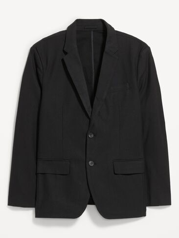 Old Navy Relaxed Unlined Twill Blazer - Black Jack in Kuwait