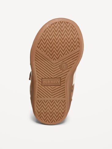 Old Navy Double Secure-Strap Faux-Suede Sneakers for Toddler Girls - Leopard in Kuwait