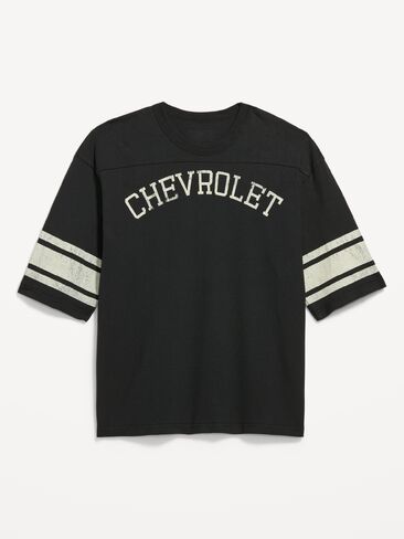 Old Navy Crew-Neck Football Top - Black Spark in Kuwait