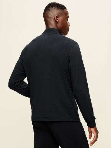 Old Navy Recharge Knit Quarter-Zip Pullover - Black in Kuwait