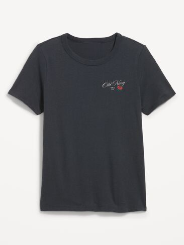 Old Navy EveryWear Crew-Neck Logo-Graphic T-Shirt - In the Navy in Kuwait