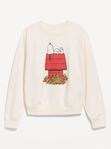 Old Navy Peanuts™ Oversized Raglan Sweatshirt - Sea Salt in Kuwait
