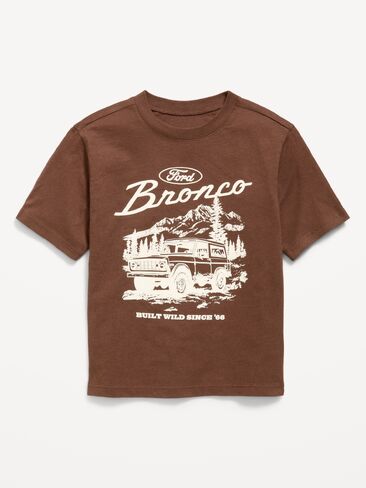 Old Navy Ford Bronco™ Oversized Unisex Graphic T-Shirt for Toddler - Espresso in Saudi Arabia