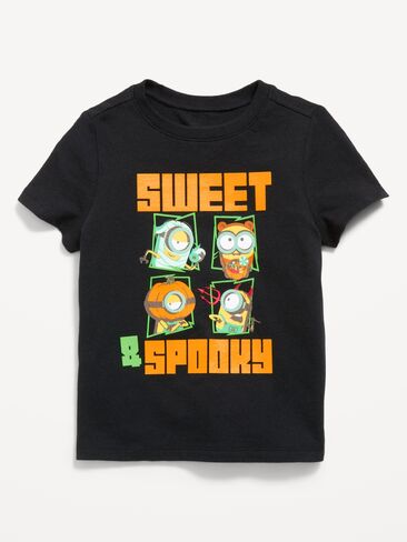 Old Navy Minions™ Unisex Graphic T-Shirt for Toddler - Black Jack in Kuwait