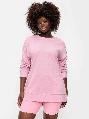 Old Navy SoComfy Relaxed Tunic Sweatshirt - Bergamot in Kuwait