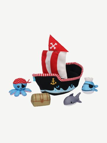 Old Navy Manhattan Toy Neoprene Pirate Ship Bath Toy - Multi in Kuwait