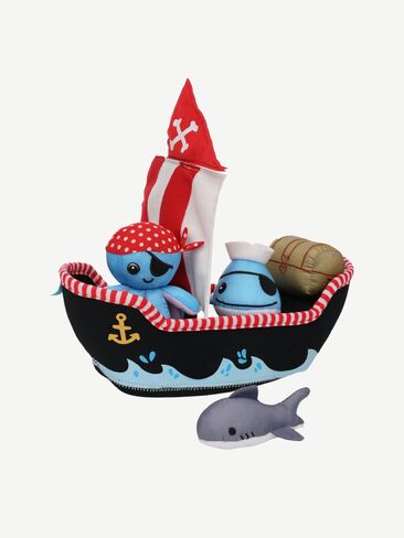 Old Navy Manhattan Toy Neoprene Pirate Ship Bath Toy - Multi in Kuwait