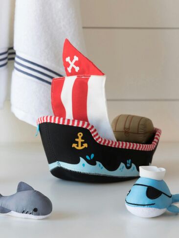 Old Navy Manhattan Toy Neoprene Pirate Ship Bath Toy - Multi in Kuwait