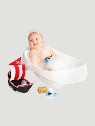 Old Navy Manhattan Toy Neoprene Pirate Ship Bath Toy - Multi in Kuwait
