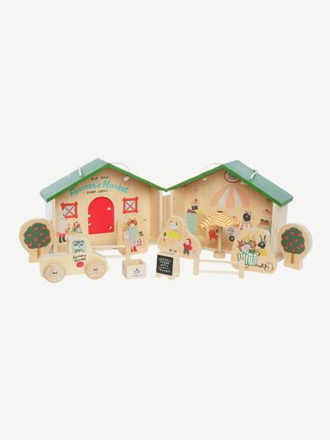Old Navy Manhattan Toy Farmers Market Day Wooden Playset - Multi in Kuwait