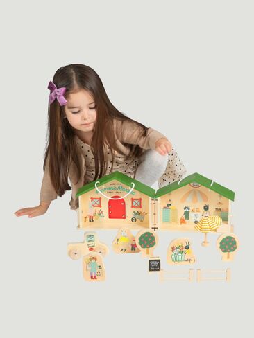 Old Navy Manhattan Toy Farmers Market Day Wooden Playset - Multi in Kuwait