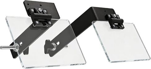 Universal Bench Grinder Shields - Sold as Pair | Eye Shield Mounting Assembly for 8-inch Baldor Bench Grinder (Black) in Kuwait