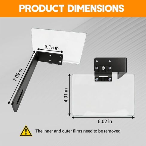 Universal Bench Grinder Shields - Sold as Pair | Eye Shield Mounting Assembly for 8-inch Baldor Bench Grinder (Black) in Kuwait
