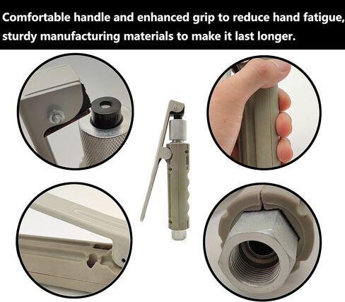 Sand Blaster Gun Contains 4pcs Ceramic Tips Abrasive Blaster Gun Nozzles Remove Paint,Stain,Rust,Grime on Surfaces in Kuwait