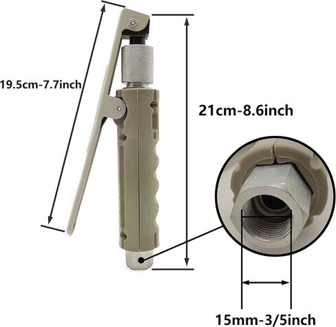Sand Blaster Gun Contains 4pcs Ceramic Tips Abrasive Blaster Gun Nozzles Remove Paint,Stain,Rust,Grime on Surfaces in Kuwait