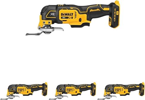 DEWALT 20V MAX XR Oscillating Multi-Tool Cordless, Variable Speed Brushless Motor Multitool with LED Light, Extended Runtime, Includes Two Wood Cutting Blades, Tool Only (DCS356B) in Kuwait