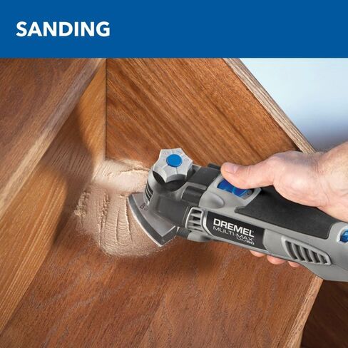 Dremel Multi-Max MM50 5 Amp Oscillating Multi Tool Kit with Variable Speed, Corded Power, 16 Multitool Accessories and Storage Bag- Ideal for Metal & Wood Cutting, Sanding, and Box Cutouts in Kuwait